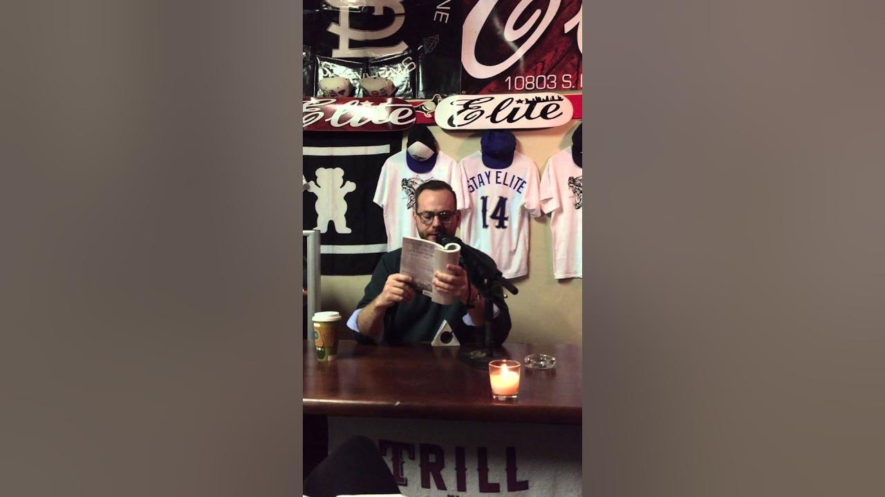 Jude Angelini AKA Rude Jude reads from his book "Hyena" at Elite