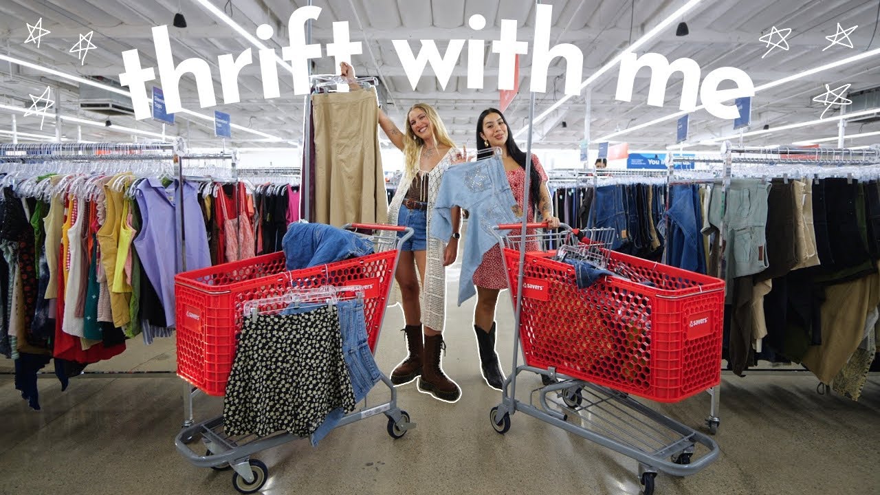 come thrift with me at a NEW untouched thrift store in LA!! *thrifting my summer pinterest board*