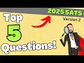 2025 SAT Math Preparation Quiz
