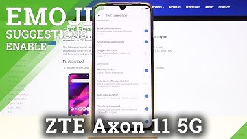 How to Turn On Emoji Suggestion in ZTE Axon 11 5G – Keyboard Settings