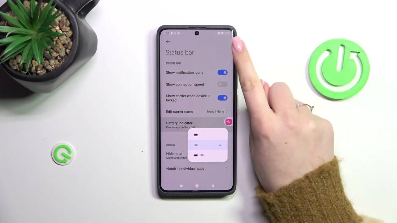 How to Show Battery Percentage on XIAOMI Redmi Note 13 Pro+