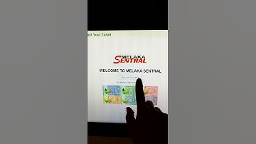 Use machine buy ticket bas in melaka sentral