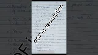 Class 12 Biology chapter 4 Handwritten Notes # neet exam # JEE mains exam