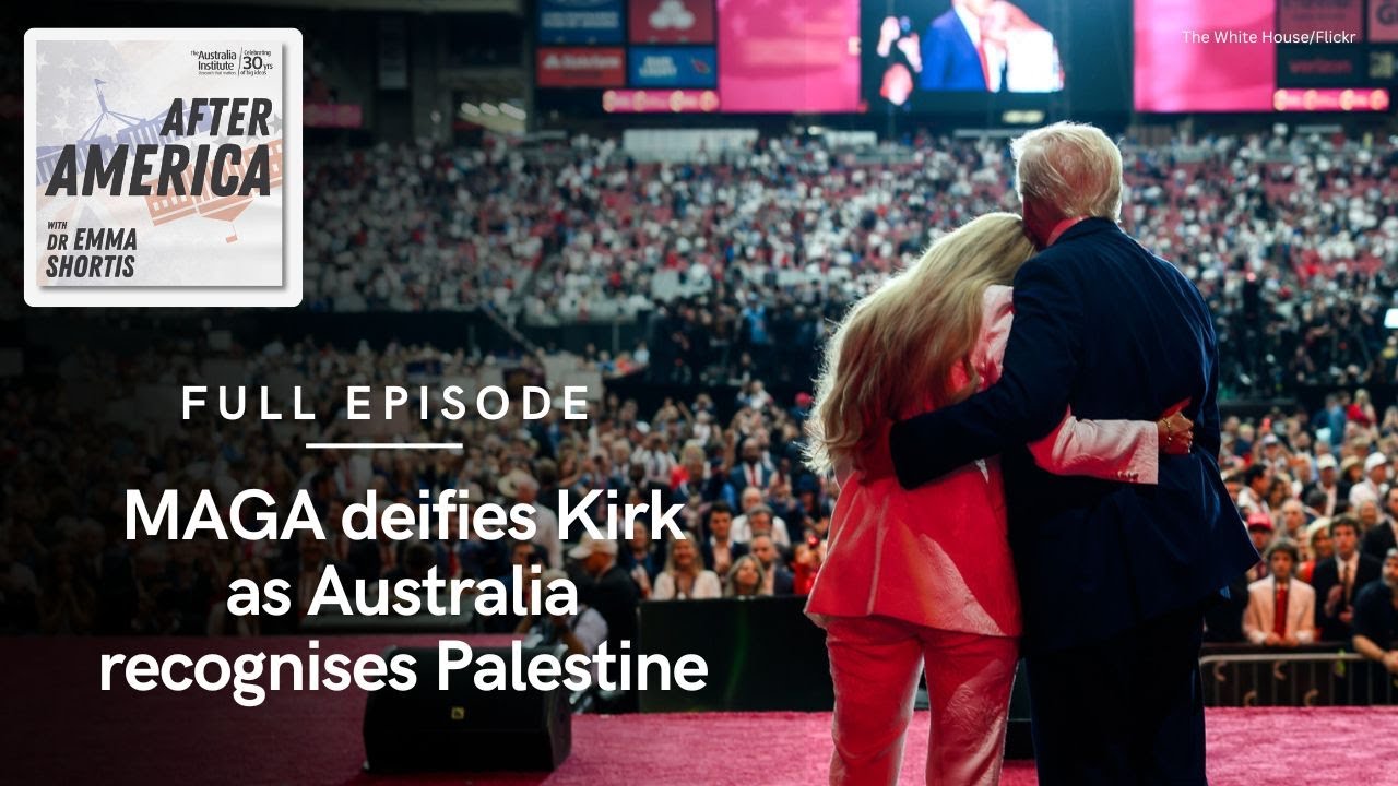 MAGA deifies Kirk as Australia recognises Palestine - YouTube
