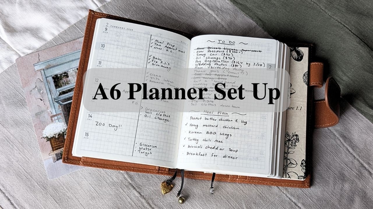 Настраиваю свою НОВУЮ систему планировщика формата A6 | Moterm A6+ Veg Tan Honey, Common Planner,...