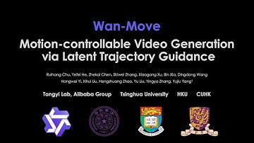 NeurIPS 2025: Wan-Move: Motion-controllable Video Generation viaLatent Trajectory Guidance