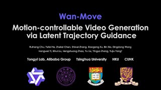NeurIPS 2025: Wan-Move: Motion-controllable Video Generation viaLatent Trajectory Guidance