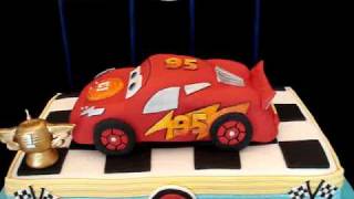 Cars Themed Fondant Cake- My Third Version