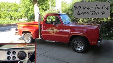 1979 Dodge Lil Red Express Truck Quick Start Up & Sound