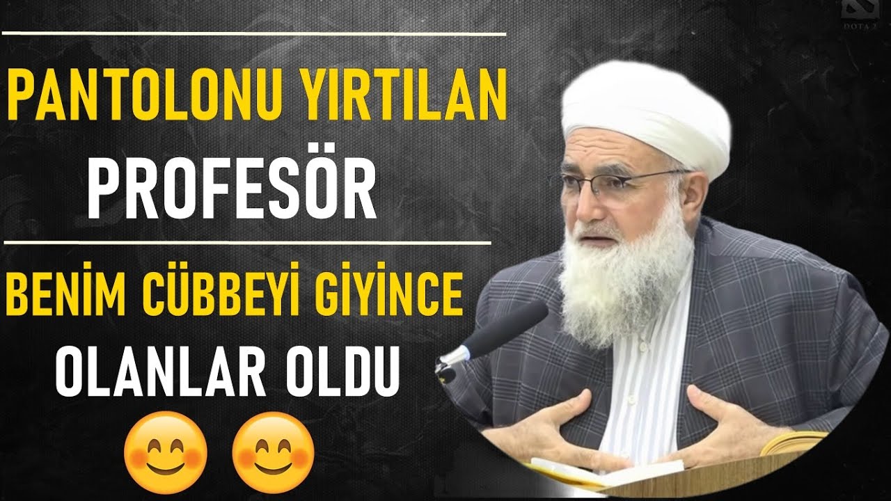 PANTOLONU YIRTILAN PROFESÖR BENİM CÜBBEYİ GİYİNCE OLANLAR OLDU :) / Salih Aksu Hocaefendi