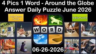 4 Pics 1 Word – Daily Puzzle Answers 26 June 2026 - Around the Globe #4Pics1Word screenshot 4