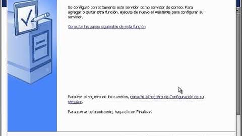 Instalación servidor de correo Windows Server  2003