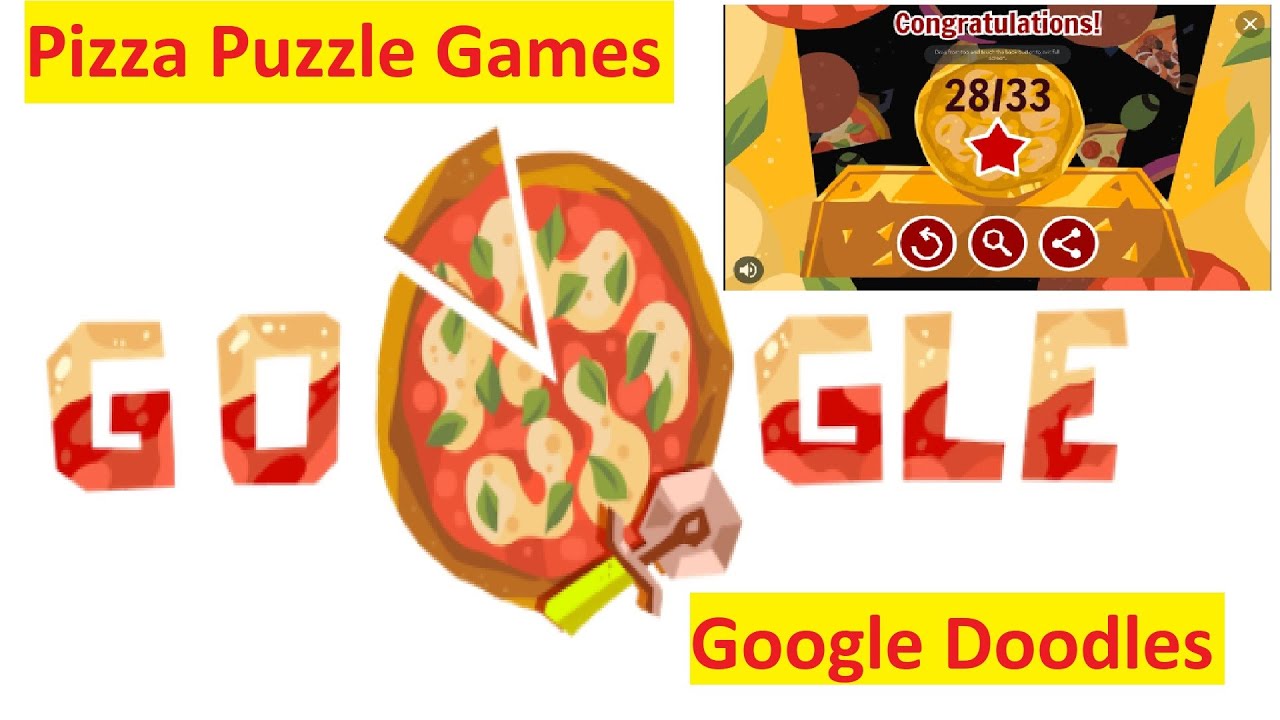 History of Pizza Google Doodle | How to play Google Doodle Games Pizza ...