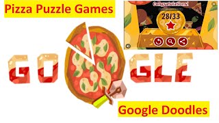 Google observes the history of Pizza with its interactive doodle