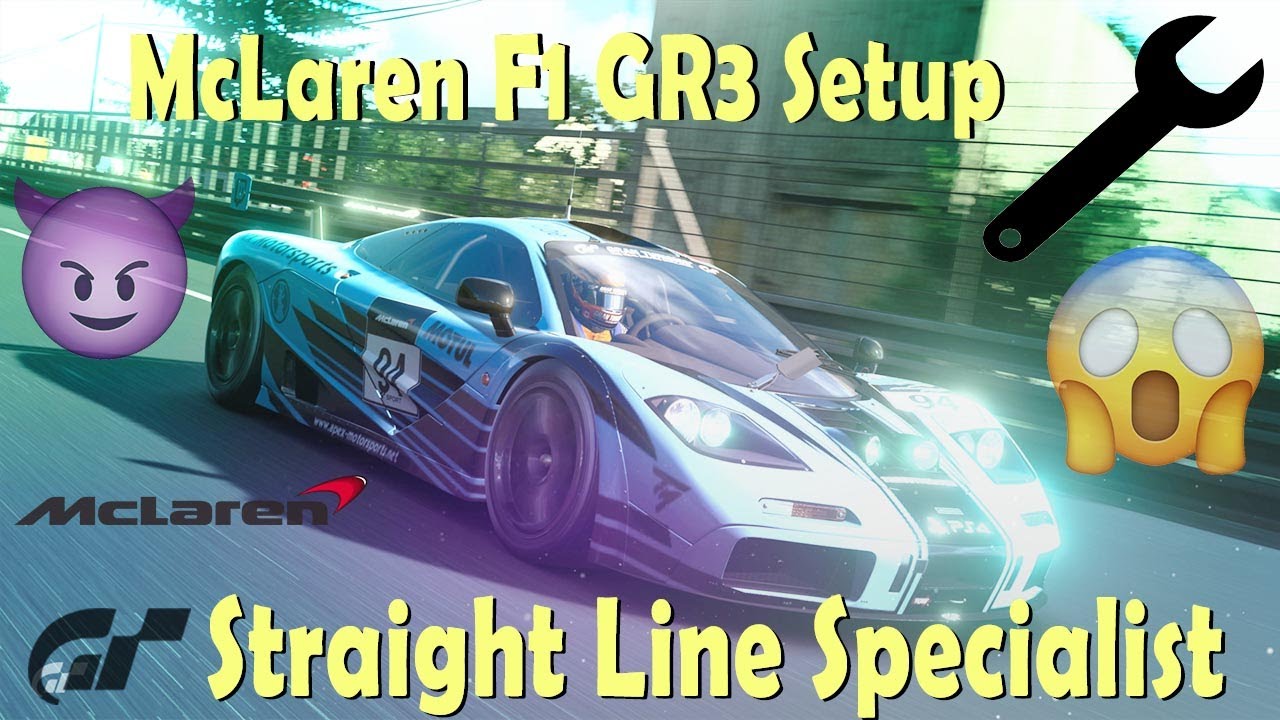 Gran Turismo Sport McLaren F1 GTR GR3 Tune Setup + Reference Lap
