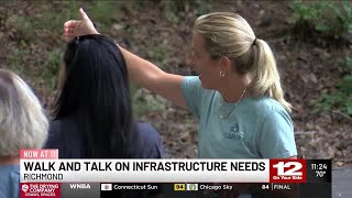 Richmond councilwoman hosts walk-and-talk to learn about community infrastructure needs