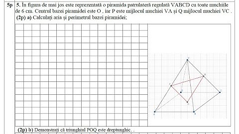 Simularea 1 EN matematică ISJ Ilfov - noiembrie 2025 - Subiectul III