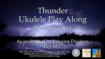 Thunder Ukulele Play Along -  Easy