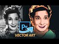 رسمت ماري منيب فيكتور - Vector Art in Photoshop