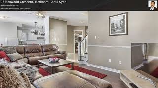 95 Boxwood Crescent, Markham | Abul Syed