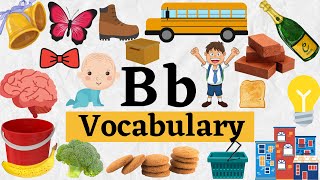 Celebrity Words that start with Bb| Recognition |Phonics|Bb Vocabulary |Word bank| English for Nursery kids| Wealth