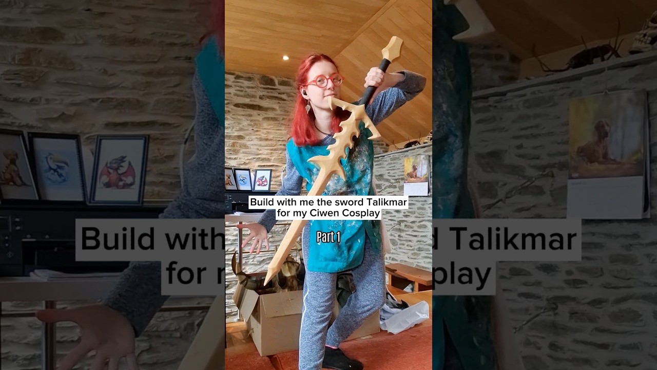 How I make my Talikmar sword! ⚔️ #cosplay #craft #creative #diy #diycrafts #art #artist #sword