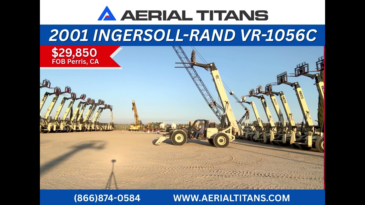 *FOR SALE* 2001 INGERSOLL RAND VR-1056C #telehandler #constructionequipment