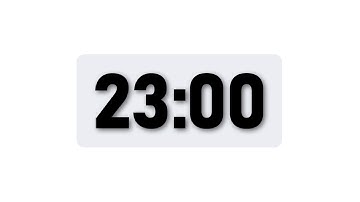 23 Minute Timer - Minimal Countdown Timer [Light Theme]