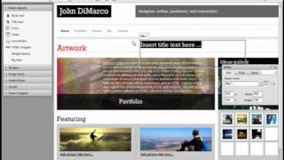 PortfolioVillage: Adding Text To Pages