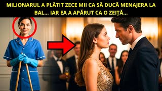 MILIONARUL A PLĂTIT ZECE MII CA SĂ-ȘI DUCĂ MENAJERA LA BAL… IAR EA A ATRAS TOATE PRIVIRILE!