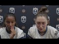 Press Conference: Ryanne Brown and Maddie Mercado on loss against Louisville
