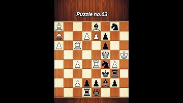 “Puzzle 63 – Easy or impossible? You decide.” #chess #brilliantcheckmate #chessgame
