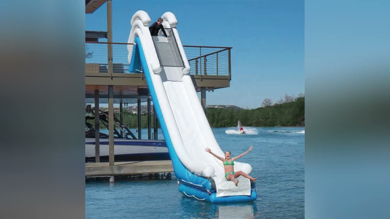 Factory Price Water Slide for Yacht | Commercial Customized  Inflatable Slide for Yacht