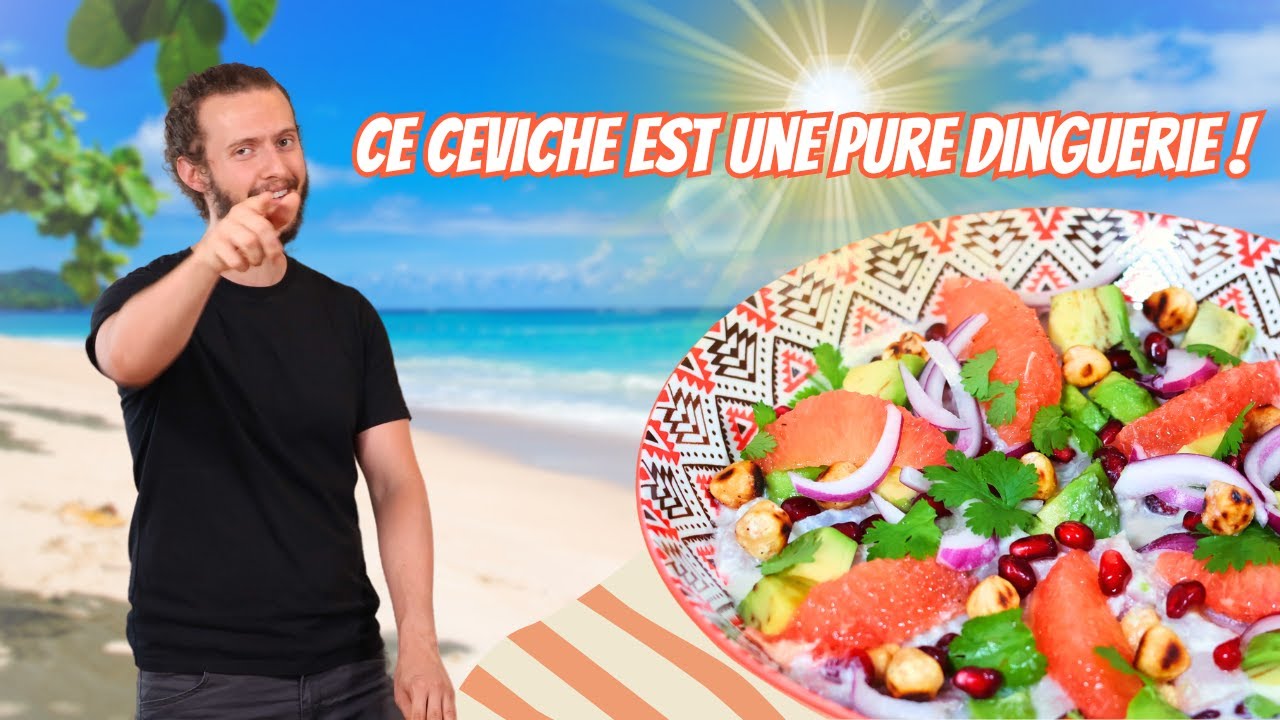 Ceviche de dorade agrumes et coco 🐟🍊🥥