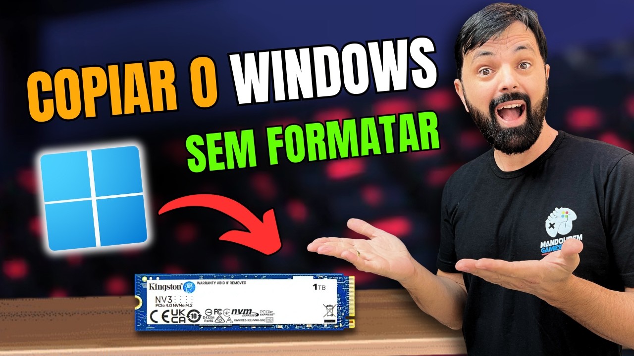 COMO COPIAR SEU WINDOWS PARA O SSD sem FORMATAR O PC - YouTube