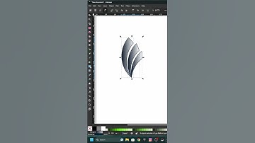 Inkscape tutorial - Abstract Wing Design  #inkscape #graphicdesign #illustrator