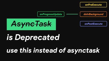 Asynctask is Deprecated use this instead of Asynctask Android Tutorial in Hindi