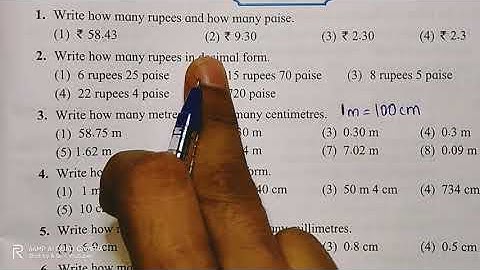 Problem Set 39 | class 5 | Decimal Fractions| Maths subject | #5th #maths Decimal Form