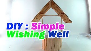 Simple wishing well - DIY popsicle craft for more videos visit here: https://goo.gl/VxJXsn https://goo.gl/UXK9jk https://goo.gl/3PvSMZ If you want to make it ...