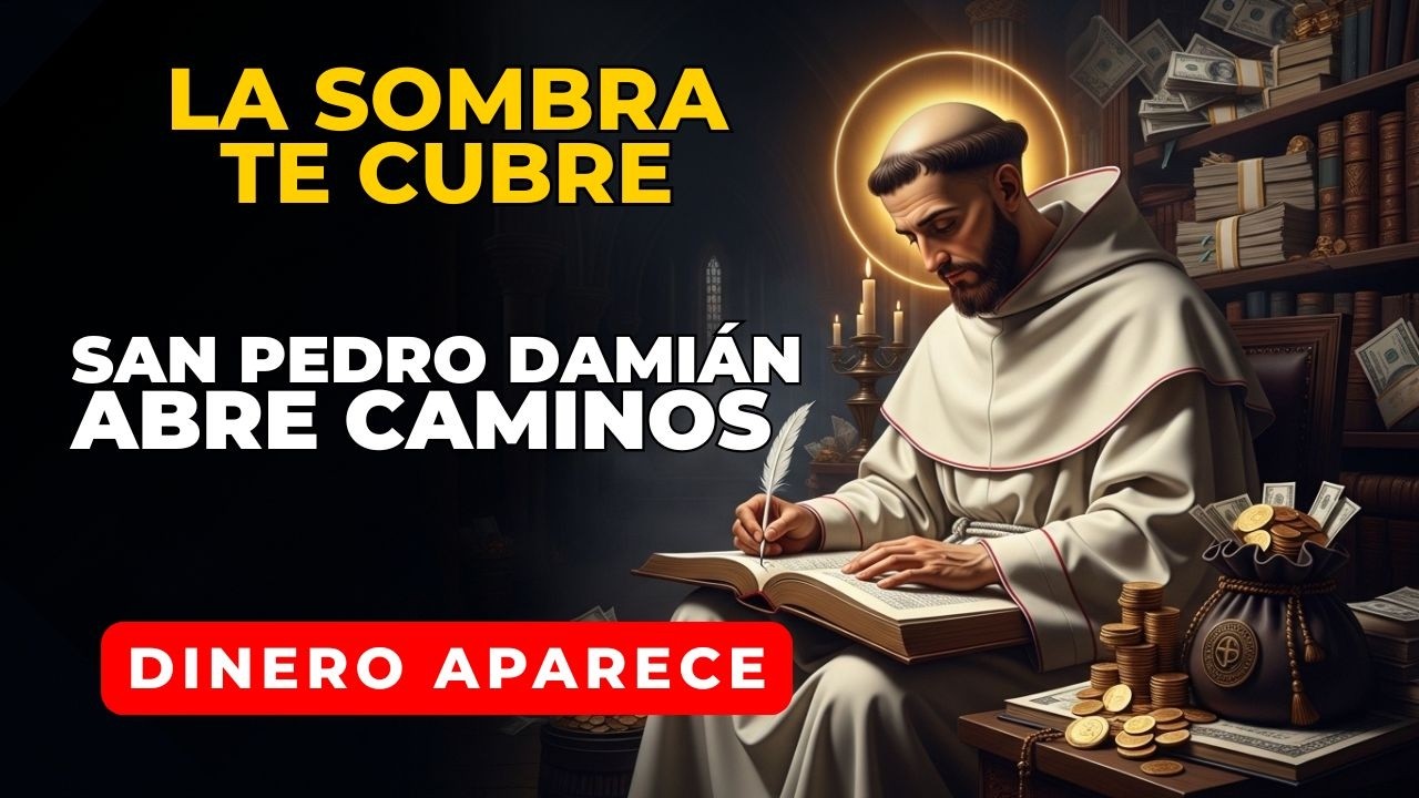 Oración LA SOMBRA de San Pedro Damián: protección y abrir caminos… el dinero aparece