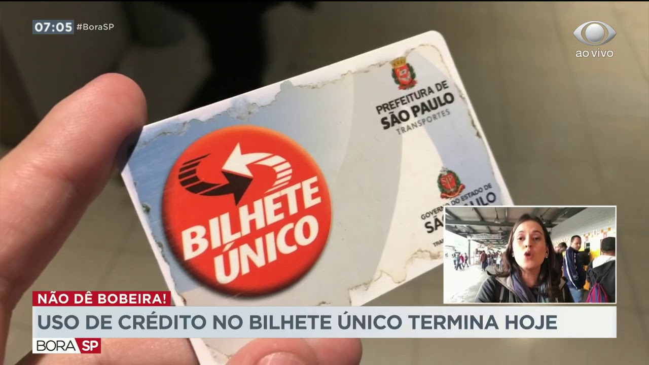SP: Uso de crédito no bilhete único termina hoje cafe com jornal acabou