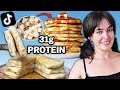 I tried the viral tiktok highprotein tofu pancakes
