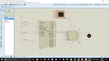 Control Motor speed and direction of Rotation by interfacing with PIC-16F877A | Proteus + ISIS