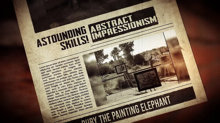 Ruby, the Remarkable Painting Elephant