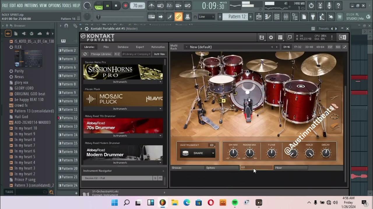 How to mix live drums YouTube