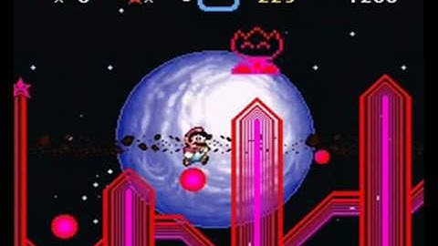 Super Mario World Custom Level: Rainbow Road