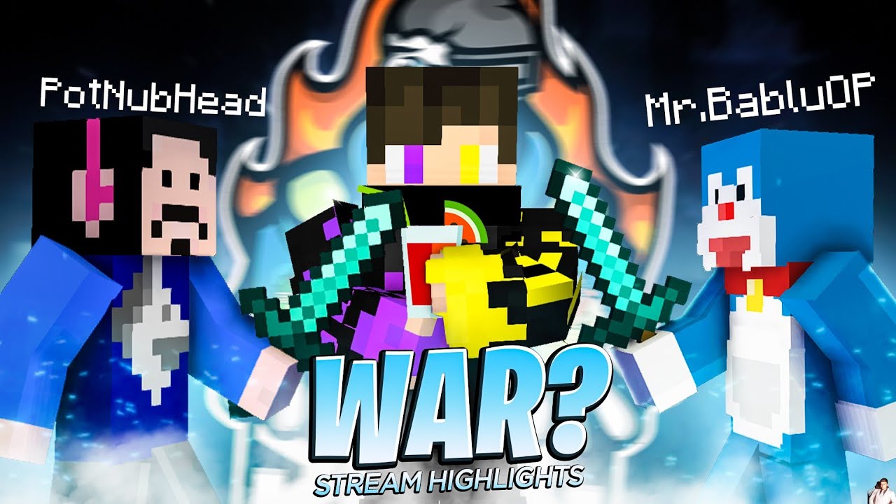 War on First day in S8UL Minecraft Server ? || Minecraft Highlights