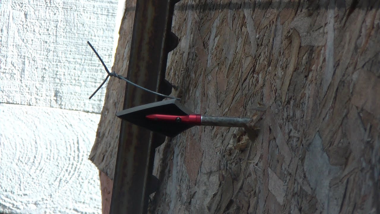 TGO Broadhead Arrow Weight Forward Of Center Test! YouTube