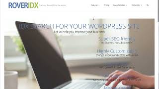 Rover IDX Plugin for Real Estate Agent Website