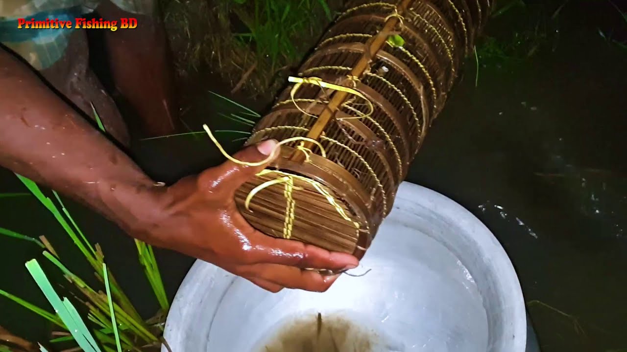 How To Make A Fish Trap - Fast Weaving Method 